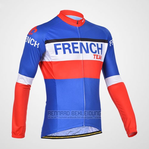 2014 Fahrradbekleidung Monton Champion Francese Trikot Langarm und Tragerhose